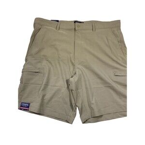 Chaps Performance Stretch Shorts Mens Size 40 Hampton khaki New With Tags